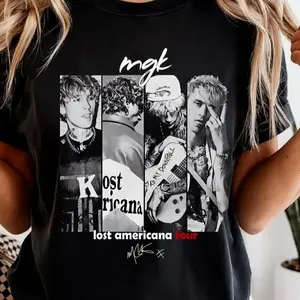 Youth & Adult Limited Machine Gun Kelly Vintage Y2K Tour Graphic T-Shirt, Unisex Shirt Retro Music Fan Gift Apparel