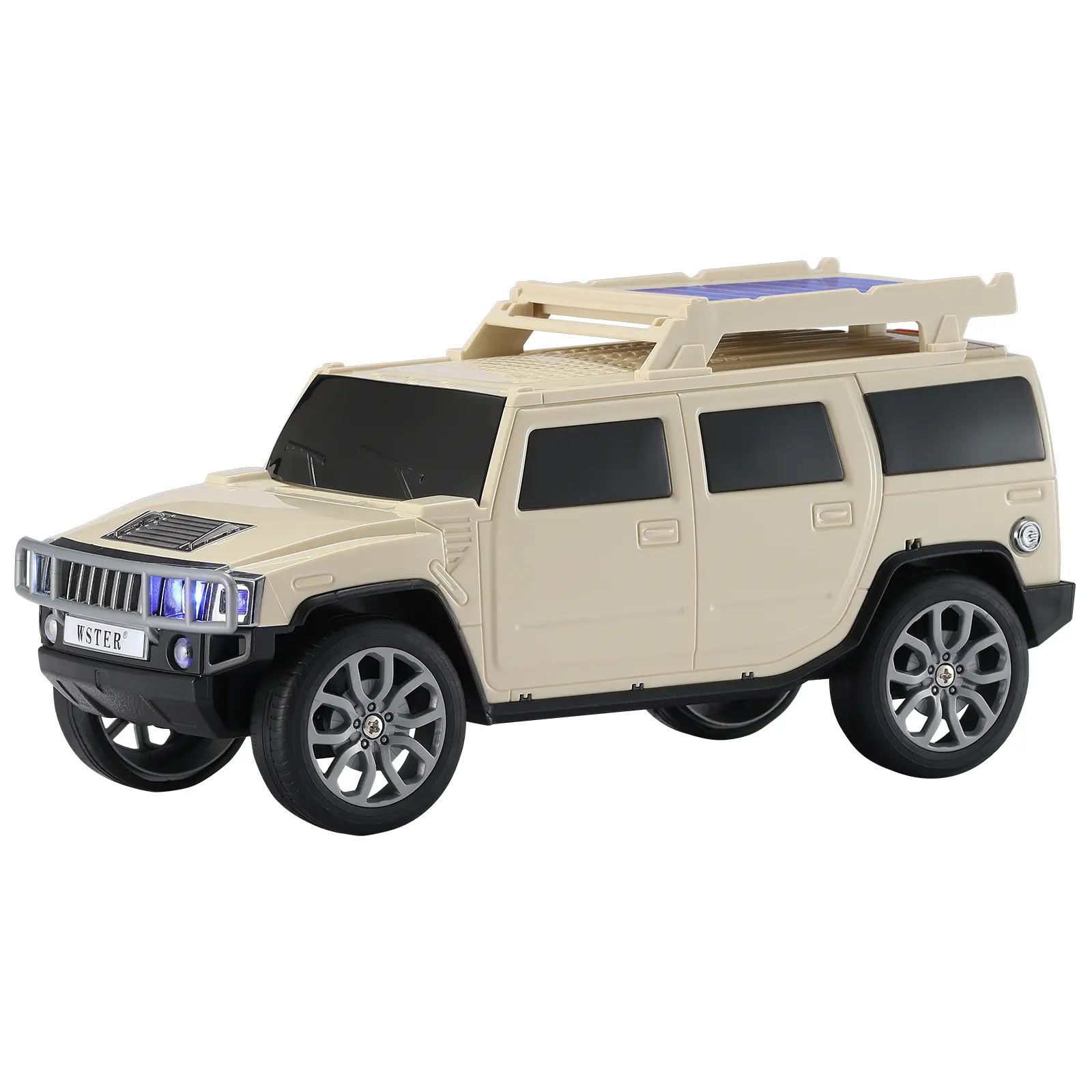 WSTER WS-696 Durable Multifunctional Wireless Off-Road Vehicle Model Speaker - Portable Stereo, USB Rechargeable Speaker, USB, TF Card, AUX, FM Radio, TWS Pairing, Solar Charging - Ideal for Outdoor Gatherings, Home | TikTokShopBlackFriday, Multifunctiona