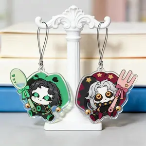 PIERROT Phone Charm Acrylic | Freak Circus Otome Merch | Creepy Bag Pendant for Game Fans