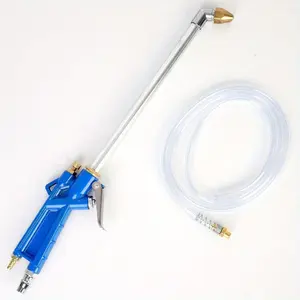 Pneumatic Cleaning Gun Engine Blow Dust Water Spray Oil Channel High Pressure Car Wash Gun with American Connector