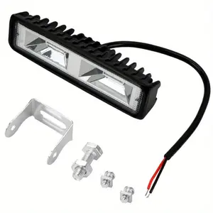 LED Headlights 12-24V For Auto Motorcycle Truck Tractor Trailer Offroad Working Light 48W LED Work Light Spotlight Lightbar Led Lights Car