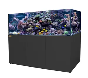 Coral Reef Aquarium 250 Gallon Ultra Clear Glass Tank with Integrated Sump System, 192 Gallon Tank & 58 Gallon Sump, Durable Stand, 3-Year Warranty