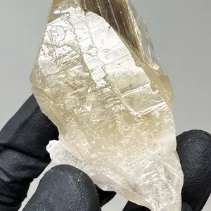 2.3” Rare Natural Alligator Citrine Specimen - Elestial Citrine & Smoky Quartz