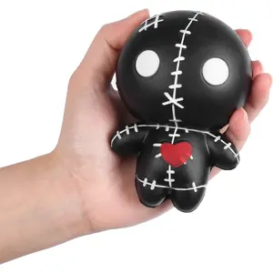 Anboor 4.7" Voodoo Dolls Squishies Cute Ghost Doll Stress Relief Kawaii Soft Slow Rising Squeeze Toys for Kids Adults Idea Stress Relief Kid's Toys