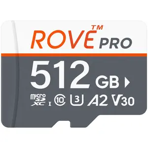 ROVE PRO microSD Card with Full-Size SD Adapter, 128GB / 256GB / 512GB ROVE PRO microSD Card with Full-Size SD Adapter, 128GB / 256GB / 512GB
