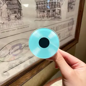 (SAME AS VIDEO) Minimalist Vinyl Record Phone Grip - Magnetic Pop Socket & Kickstand - Music Lover Accessory Gift