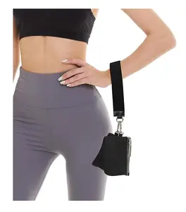 Keychain Wallet - Mini Zip Around Wristlet Wallets for Women - Detachable Dual Pouch Wristlet Portable Coin Purse - Mini Purse - Small Wallets for Women Men