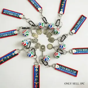 2026 New World Cup Keychain, National Team Badge Football Pendant, Fan Memorabilia Gift, Soccer Accessories, Collectible Item