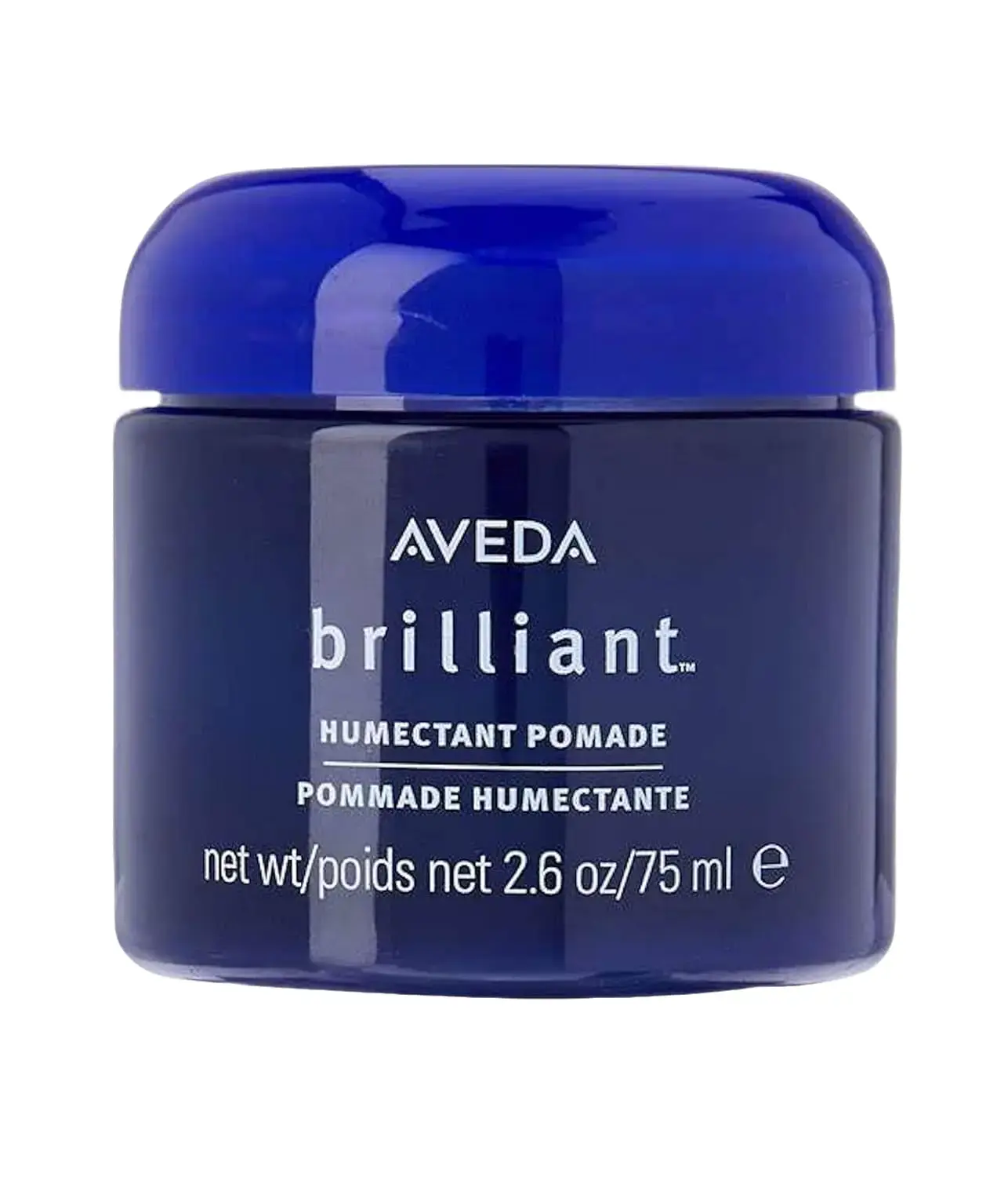 Aveda Brilliant Humectant Pomade, Flyaway Hair Tamer for a Shiny Finish and Reduced Frizz, Women's Haircare for All Hair Types, Frizz Free Styling, Lightweight Gel, Straight, Fine