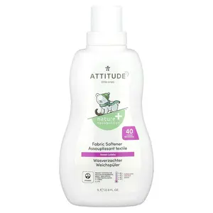 ATTITUDE Little Ones, Fabric Softener, Sweet Lullaby, 40 Loads, 33.8 fl oz (1 l)
