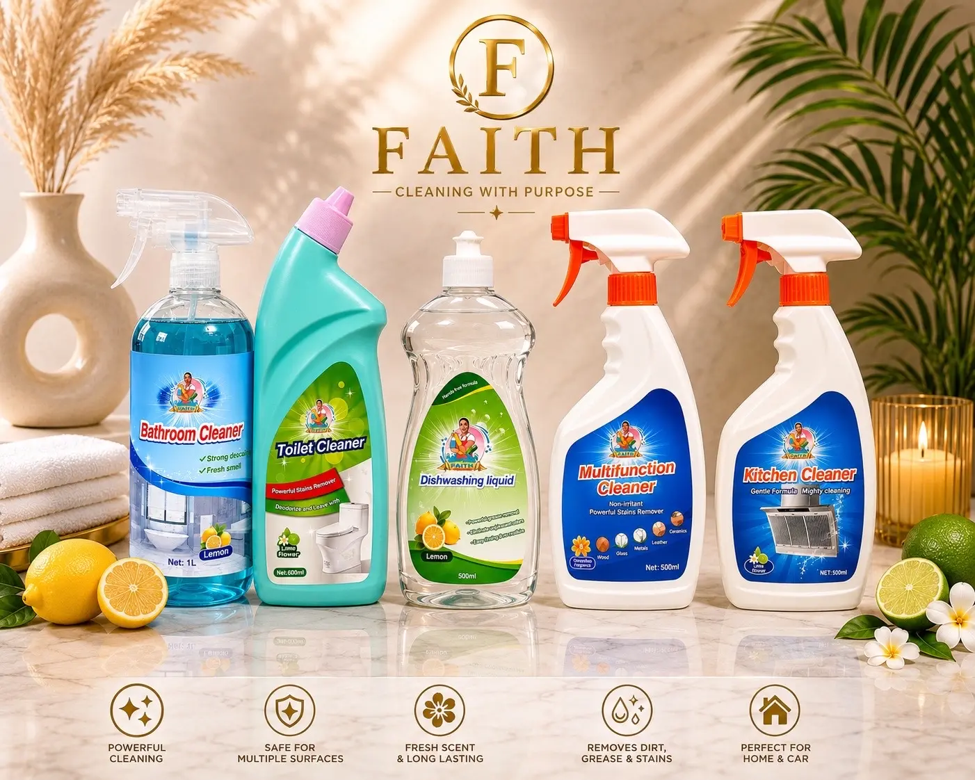 Faith Total clean Bundle ( 5-pack)