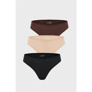 Smooth High Cut Cheeky Briefs 3 Pack