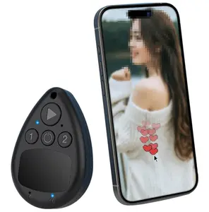 Wireless Auto Clicker for iPhone, Bluetooth Phone Screen Tapper with Battery for Hands Free, Silent & Adjustable Speed Finger Clicker for Tiktok Live Broadcasts Likes, Gaming, Reward Task
