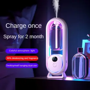 Mini Aroma Diffuser-USB Rechargeable, 5-LeveFragrance Dispenser with Digital Display forHome and Office, Perfect Gift