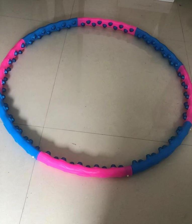 Weighted Acupressure Hula-Hoop to trim your waistline and reconnect with childhood fun!