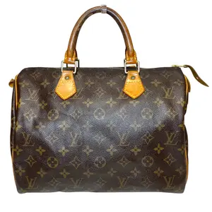 Pre-owned Louis Vuitton Canvas Shoulder Bags Speedy30 Monogram Leather Handbag