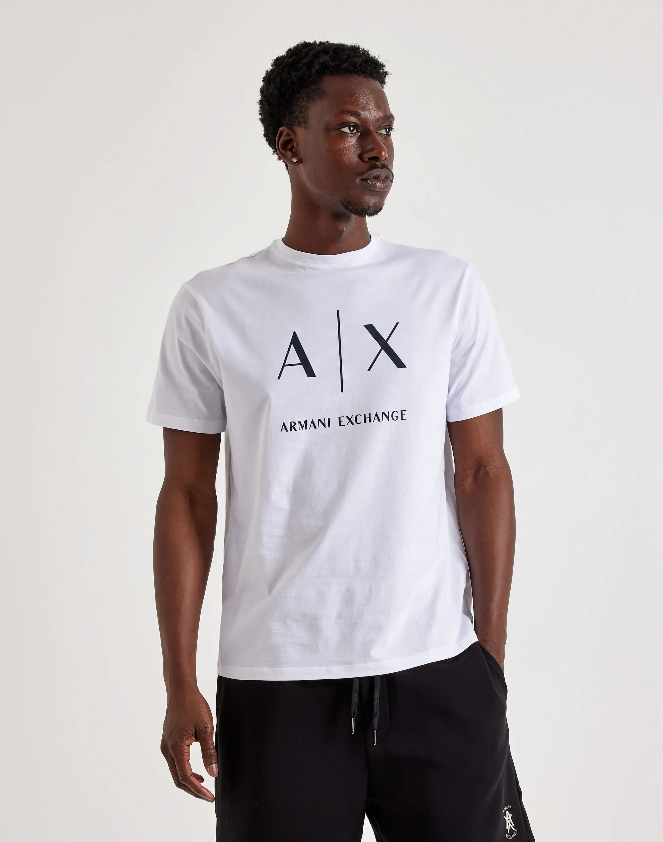 Mens Armani Exchange Icon Logo Tee