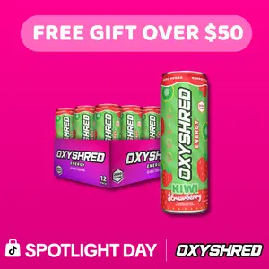 SPOTLIGHT x OxyShred Energy Drink | Ready-to-Drink RTD | On-The-Go Energy & Focus Support | Daily Performance Routine | Zero Sugar