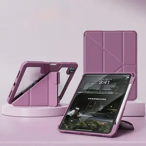 Solid Color Magnetic Stand Tablet Case, 1 Count Ultra-thin Tablet Protective Cover, Tablet Accessories Compatible with iPad Air 4 & 5 10.9 Inch Tablet Holder