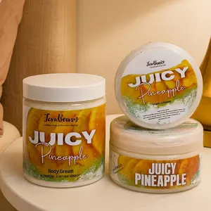 JerrBear's Dusting Powder Body Cream & Body Glaze Trio - Hydrating Moisturizer Set for Soft Glowing Skin