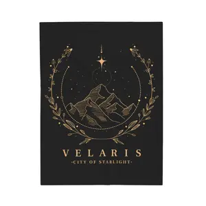 Velaris City ACOTAR Blanket Velaris Court Of Dreams Blanket The Night Court Blanket SJM Merch City of Starlight Blanket Velaris Blanket