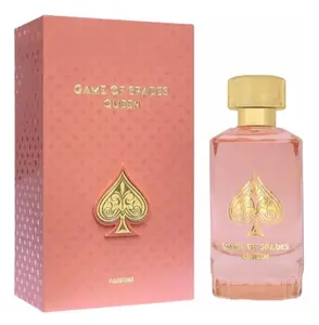 GAME OF SPADES Queen by Jo Milano Paris - Floral Woody Musk Fragrance for Women - Tangerine & Freesia Top Notes - Jasmine Sambac & Rose Heart - Musk & Sandalwood Base - 2025 Launch