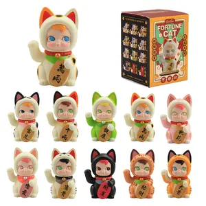 PAWSNOVA SAM SAM Fortune Cat 1.0 Blind Box Toy – Collectible Figures for Home Decor or Gift