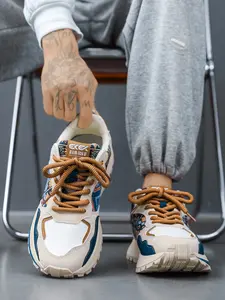 Men's Youth Platform Sneakers | Breathable Dad Shoes | Versatile Running Wear Sporty Running Shoes Sports Running Shoes Running Trainers Shoe For Runners