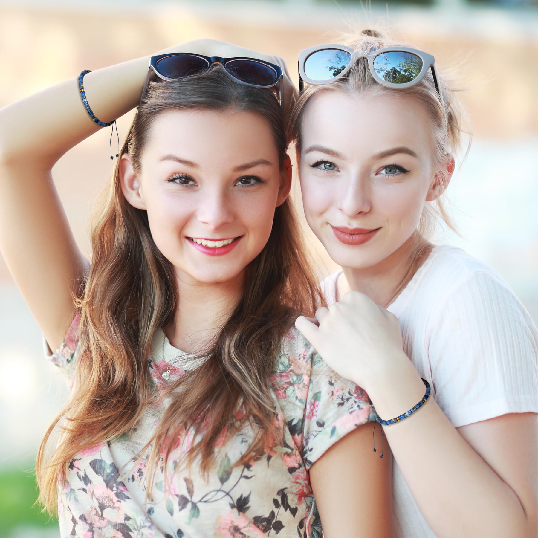 Milestone Birthday Stone Bracelet for Women Elegant 30th 40th 50th Birthday Gift Natural Crystal Celebration Amulet for Mom Sister Best Friend