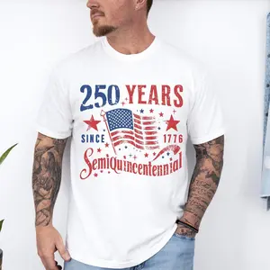 Comfort Colors Retro Usa 250th Anniversary Shirt, Independence Day Shirt, Usa Flag Tee 4th of July Shirt Patriotic Gift