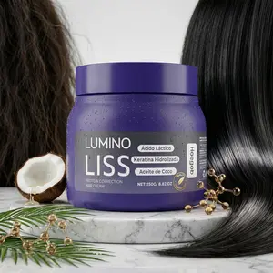 Protein Correction Hair Cream 250gI Keratin Treatment, Frizz Control Straighteningfor Youth Hair Strengthening Haircare conditioner