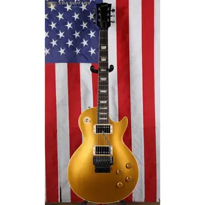 Gibson Custom Dealer Select Les Paul Axcess Standard Floyd Rose  - Gold Top, VOS
