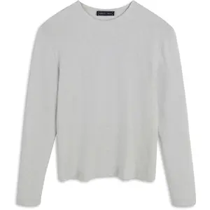 CASHMERE CREW NECK SWEATER LIGHT GREY