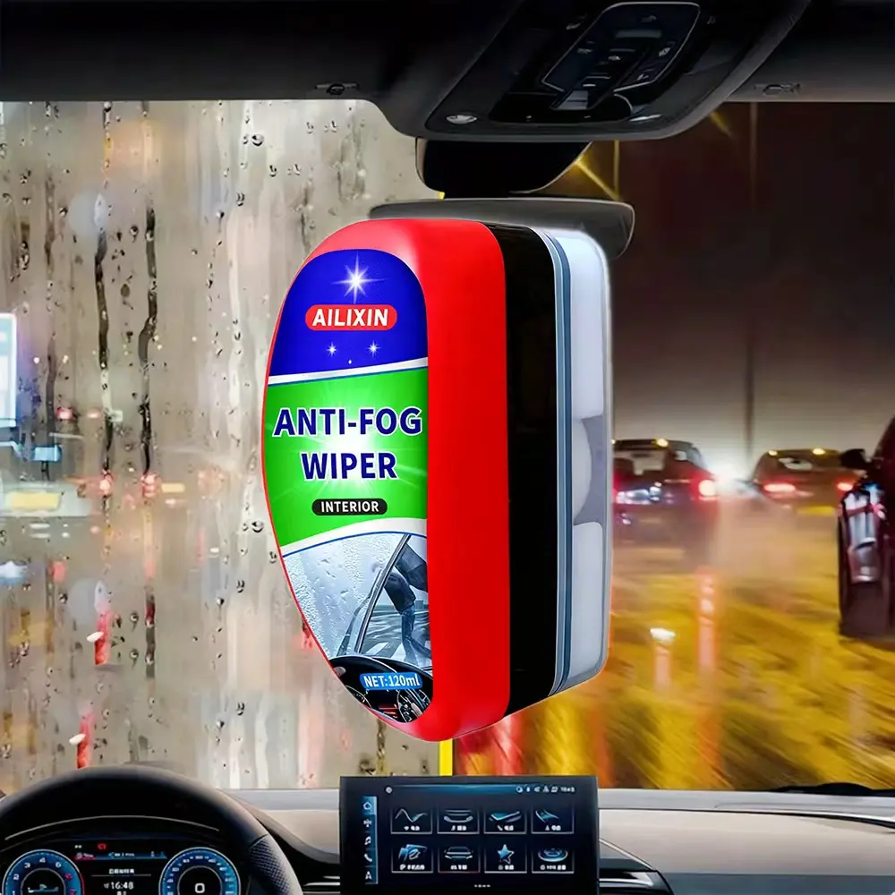 Winter Must-Have Car Windshield Fog Remover, Car Windshield Cleaner, Portable Glass Defogger, Prevents Fogging, Suitable for Cars, Motorcycles, Helmets & Mirrors, Car Care Products