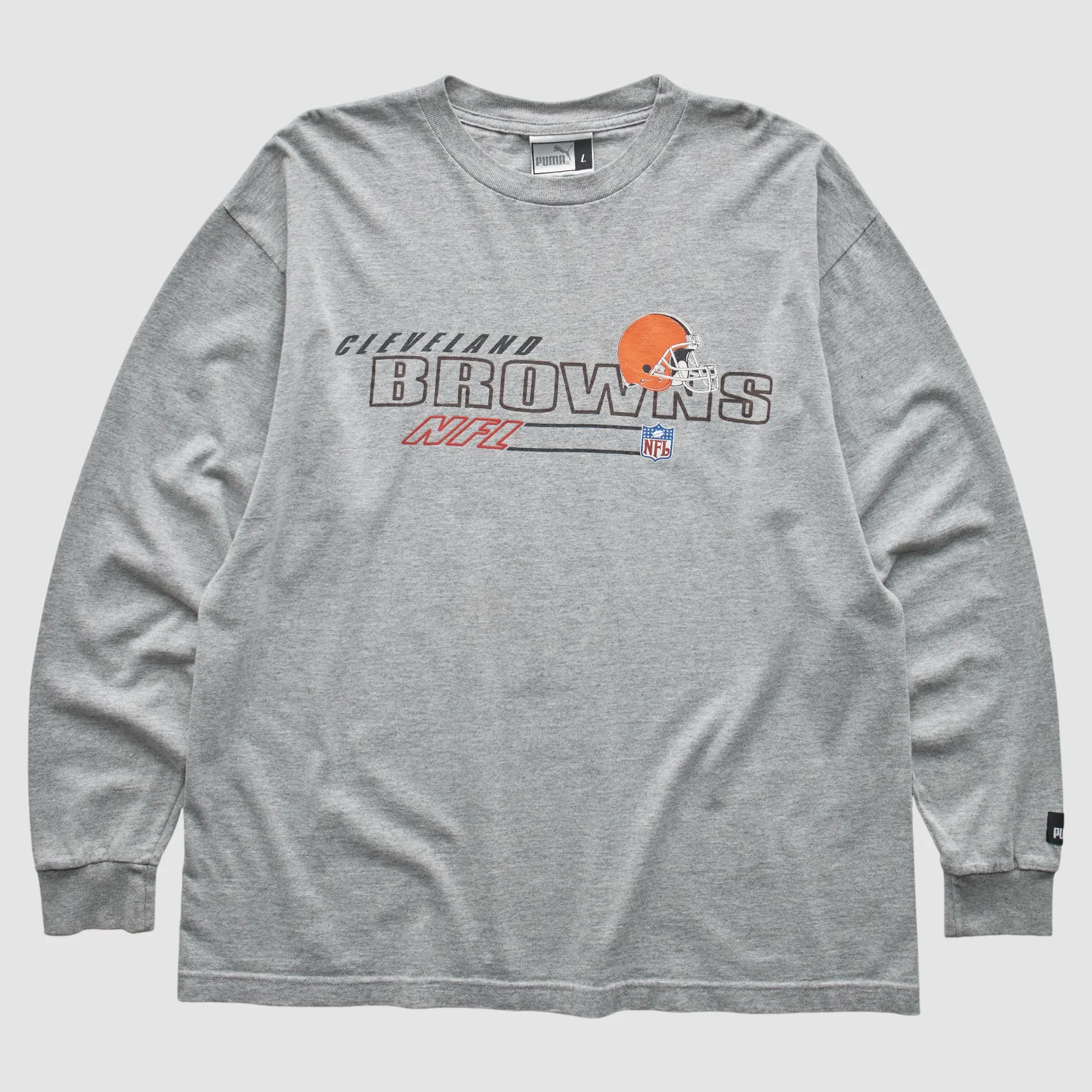 Cleveland Browns Puma 2000s Pullover Sweatshirt - Gray - M