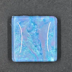 Hand Painted Magnet 1in-1.5in Colorful Glass Square Magnetic Item for Unique Home Decor