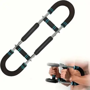 Blue Twister Arm Trainer, 3-Level Adjustable Resistance Twister Arm Exerciser Chest Exerciser for Men, Fitness and Training Equipment, Portable Chest Workout Equipment Arm Trainer for Men