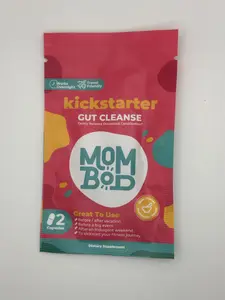MomBod kickstarter Gut Cleanse for Women - All-Natural Constipation Relief, Gentle Detox with Senna, Cascara, Aloe & Flax, Non-GMO, Made in USA, Clinically Tested, Supports Digestive Health