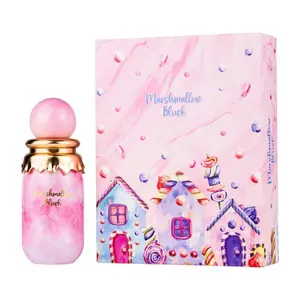 Arab Marshmallow Blush Eau de Parfum 100ml Spray - Marshmallow Strawberry Cotton Candy & Vanilla Scent Floral Sweet Long Lasting EDP for Women Luxurious Everyday Wear Fragrance