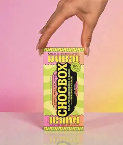 Chocbox Premium Dubai Milk Chocolate Bar - Ready to Eat Chocolate with Italian Pistachio & Tahini Mix with Crispy Shredded Kataifi