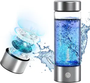 Portable Hydrogen Water Bottle Generator (3000 PPB) – USB Rechargeable Hydrogen Water Ionizer with PEM/SPE Technology for Home, Gym, Office, Travel & Fitness Drinkware Tumbler Bottled Reusable