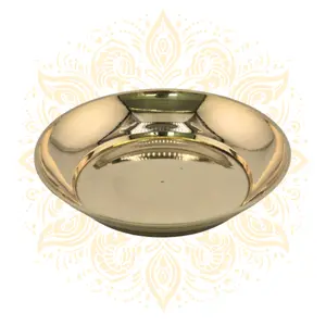 Handcrafted Kansa Brass Plate 3.75" Handcrafted Kansa Brass Plate 3.75"