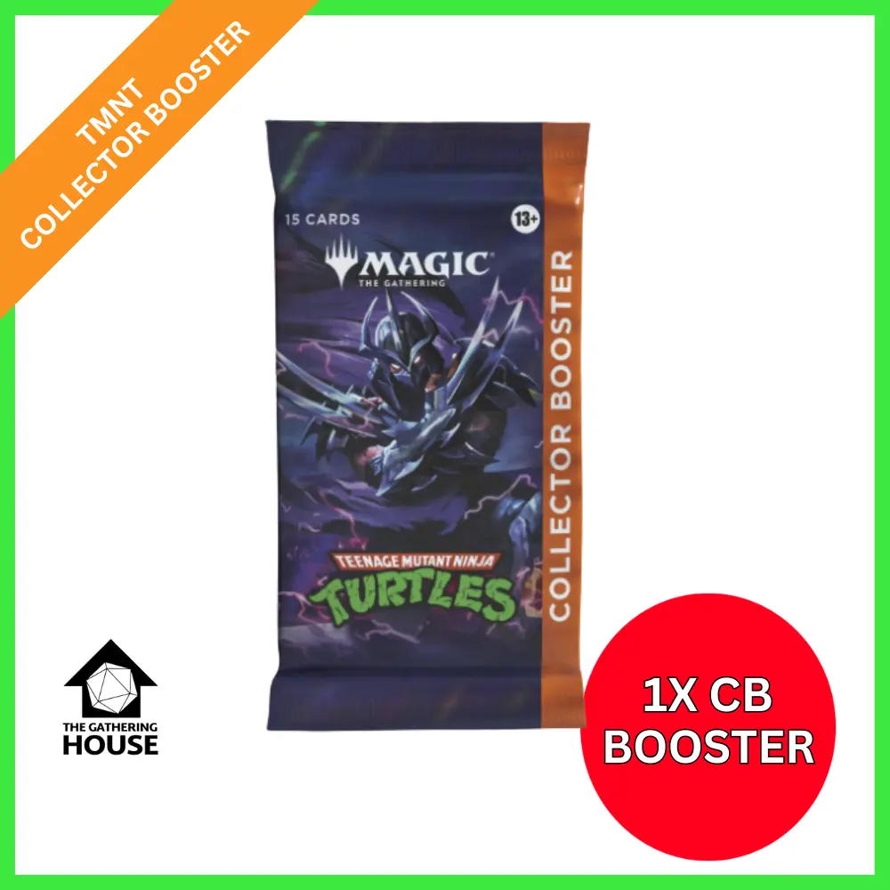 1X, 3X Collector Booster Pack - Teenage Mutant Ninja Turtles (TMT) - MTG - Magic the Gathering