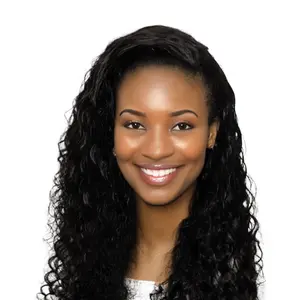 Sofia - 5x5 Invisible HD Lace Closure Wig - Glueless - Waterwave - Tiny Knots - Natural (1B) from Royal Hair Rehab