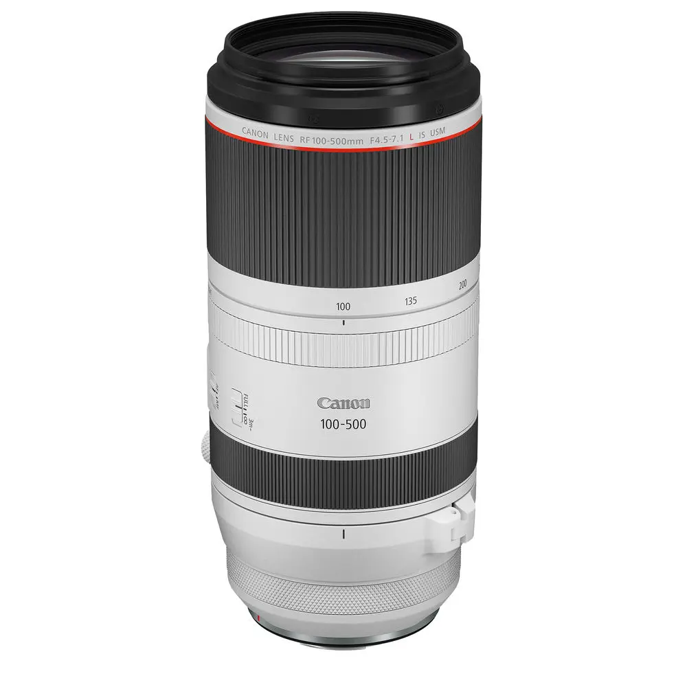 Canon RF 100-500mm f/4.5-7.1L IS USM Camera Lens - Portable Telephoto Lens for Photography