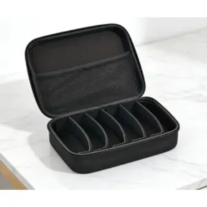 Eye storage bag, adjustable glasses storage case, portable partitioned vacuum cleaner storage bag, portable sunglasses organizer case, sunglasses storage rack, compact storage case, sturdy compartment, Glasses Holder, Accessories