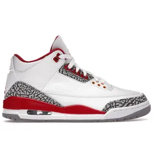Jordan Men's 3 Retro Cardinal Red Basketball Shoes, from StockX