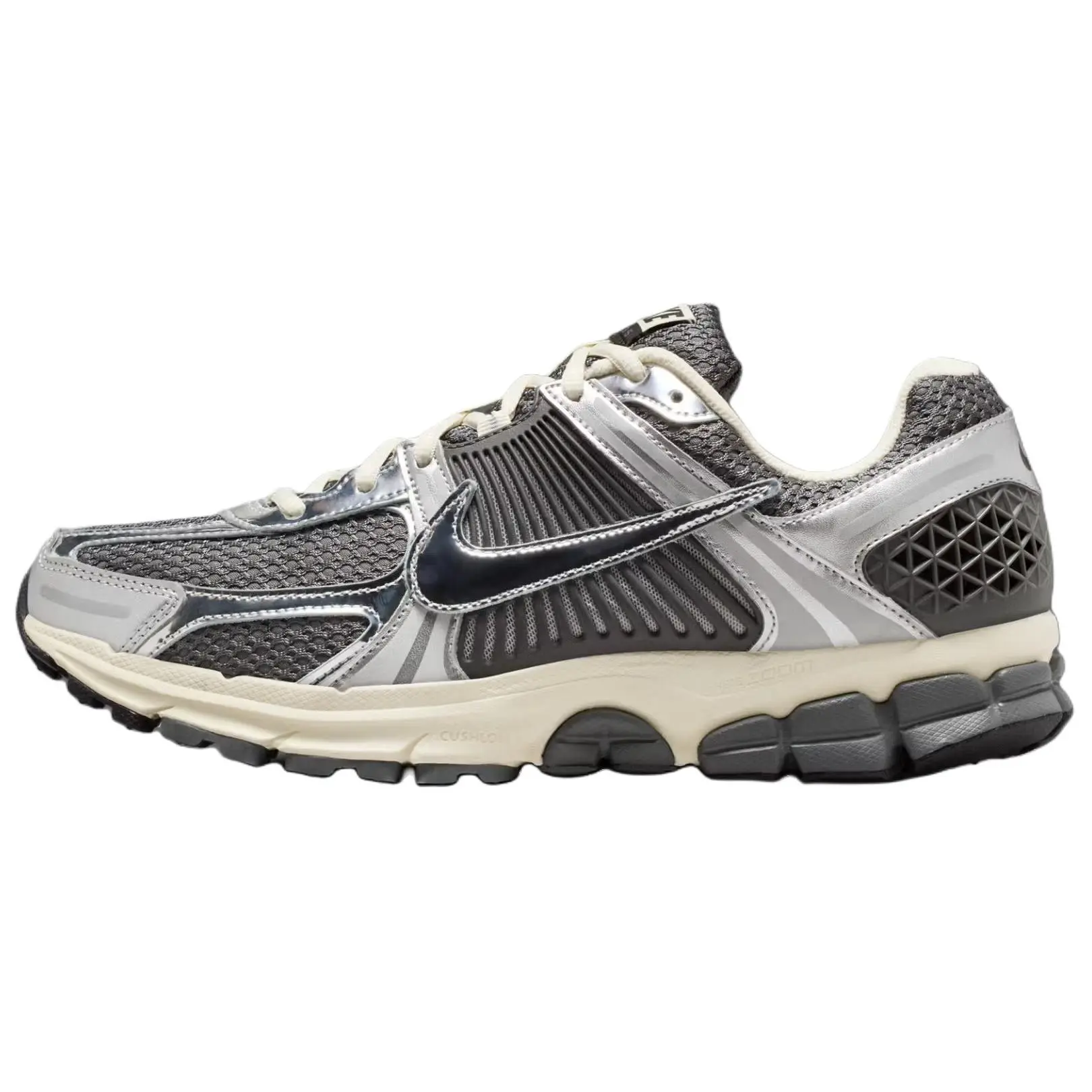 Nike Zoom Vomero 5 'Iron Grey Chrome' Sports Sneaker - Chrome Accents, Cushioned Sole, for Everyday Wear, Note: Runs Small, Athletic Casual Sneakers, Casual Running Sneakers
