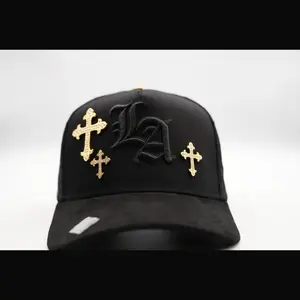 Cap “LA” Cruces, Black/Gold, BiggBoss, Premium