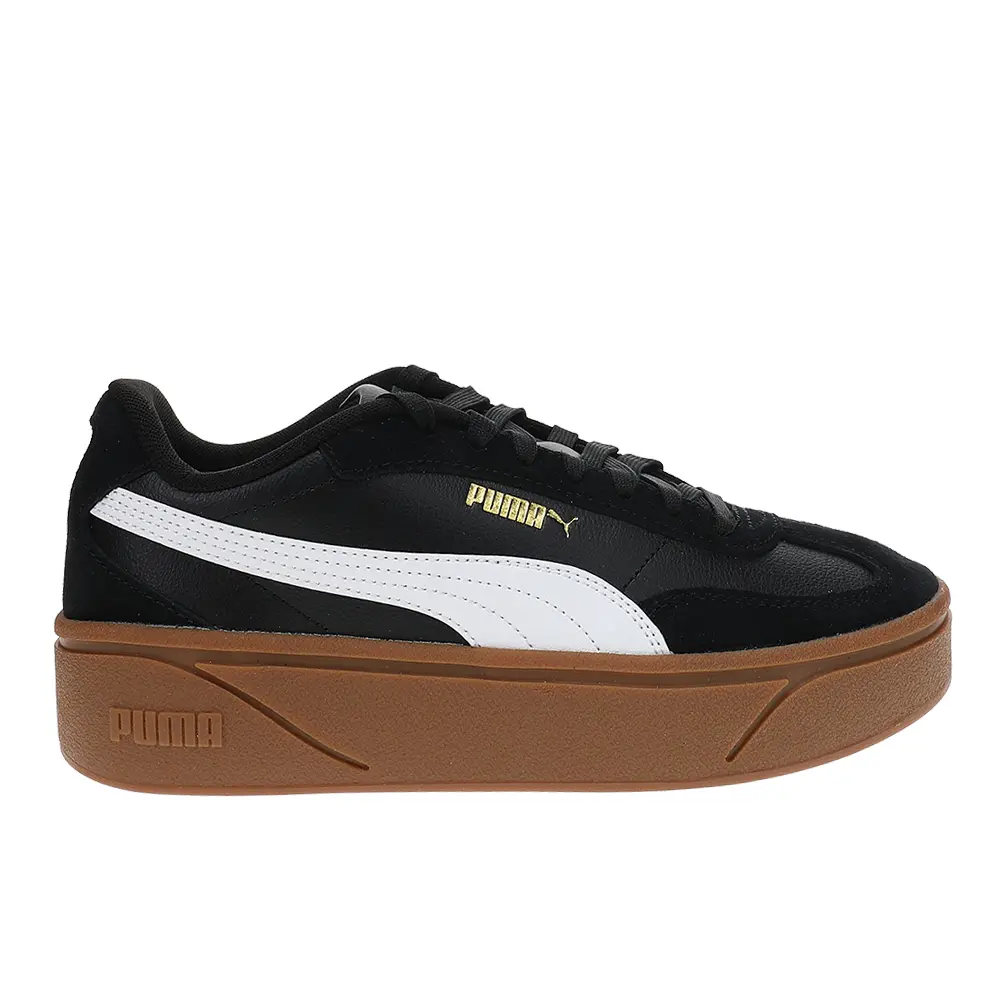 PUMA Womens Club Ii Era Platform Sneakers Shoes Casual - Black